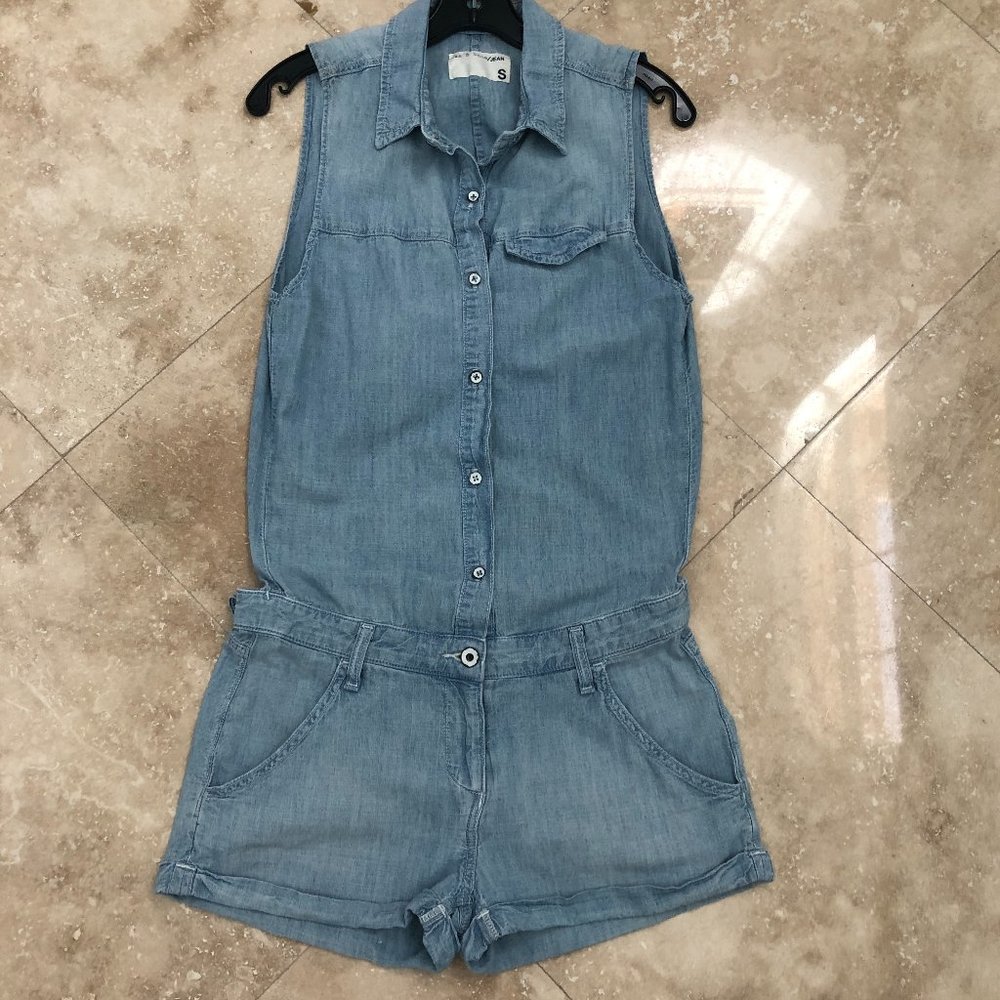 RAG & BONE Jean Dumont Chambray Romper